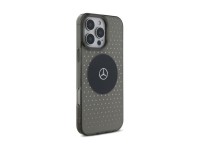 Funda Mercedes MB con estampado de estrellas para iPhone 16 Pro - Negra Funda Mercedes MB con estampado de estrellas para iPhone 16 Pro - Negra