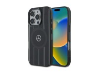 Mercedes MB Double Layer Crossed Lines MagSafe iPhone 16 Pro Case - Black Mercedes MB Double Layer Crossed Lines MagSafe iPhone 16 Pro Case - Black