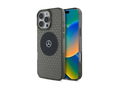 Mercedes MB Case Star Pattern for iPhone 16 Pro - Black Mercedes MB Case Star Pattern for iPhone 16 Pro - Black