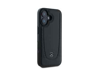 Funda urbana de piel Mercedes para iPhone 16 - Negra Funda urbana de piel Mercedes para iPhone 16 - Negra