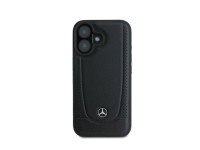 Funda urbana de piel Mercedes para iPhone 16 - Negra Funda urbana de piel Mercedes para iPhone 16 - Negra