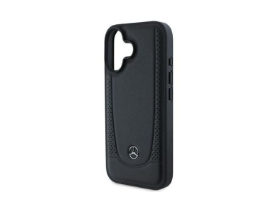 Funda urbana de piel Mercedes para iPhone 16 - Negra Funda urbana de piel Mercedes para iPhone 16 - Negra