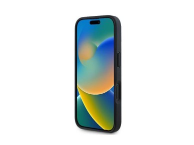 Funda urbana de piel Mercedes para iPhone 16 - Negra Funda urbana de piel Mercedes para iPhone 16 - Negra