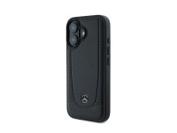 Funda urbana de piel Mercedes para iPhone 16 - Negra Funda urbana de piel Mercedes para iPhone 16 - Negra