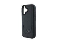 Mercedes Leather Urban Case for iPhone 16 - Black Mercedes Leather Urban Case for iPhone 16 - Black