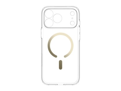 Spigen Ultra Hybrid Mag MagSafe Case for iPhone 18 Pro / 17 Pro - Transparent Gold