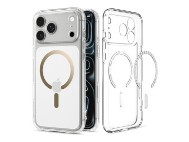 Spigen Ultra Hybrid Mag MagSafe Case for iPhone 18 Pro / 17 Pro - Transparent Gold Spigen Ultra Hybrid Mag MagSafe Case for iPhone 18 Pro / 17 Pro - Transparent Gold