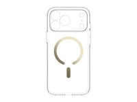 Capa Spigen Ultra Hybrid Mag MagSafe para iPhone 18 Pro/17 Pro - Dourado Transparente Capa Spigen Ultra Hybrid Mag MagSafe para iPhone 18 Pro/17 Pro - Dourado Transparente