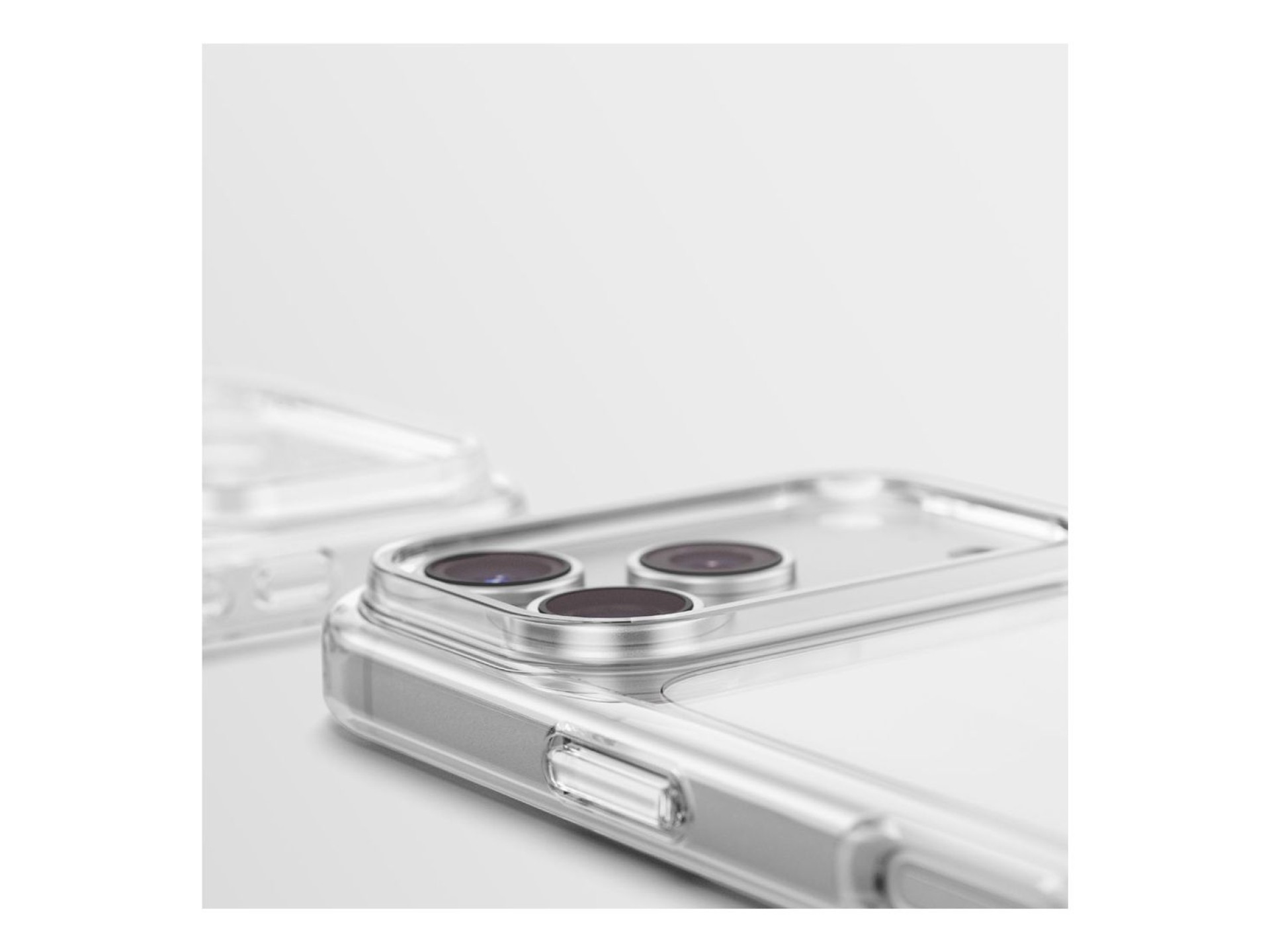 Capa AmazingThing Minimal à Prova de Quedas com 3 Lentes para iPhone 18 Pro Max - Transparente
