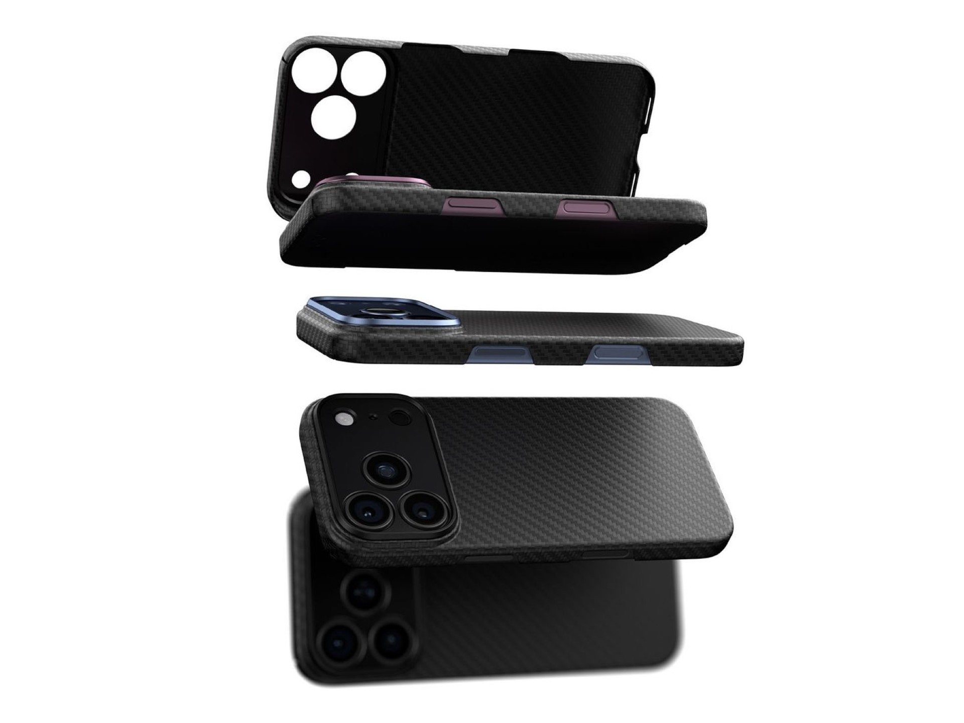 AmazingThing Titan Max Lens Case for iPhone 18 Pro Max in Aramid Fiber with Camera Cover, Compatible