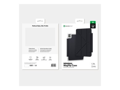 Capa AmazingThing Minimal Mag para iPad Pro M5 de 11" - Preta Capa AmazingThing Minimal Mag para iPad Pro M5 de 11" - Preta