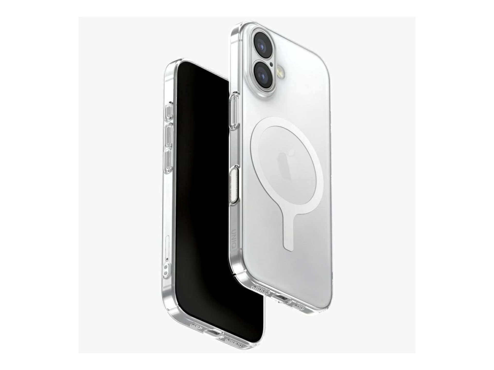 Funda Uniq Airsuit para iPhone 17 con carga Magclick - Transparente