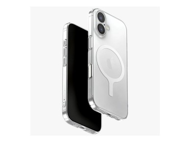 Capa de carregamento Magclick Uniq Airsuit para iPhone 17 - Transparente Capa de carregamento Magclick Uniq Airsuit para iPhone 17 - Transparente