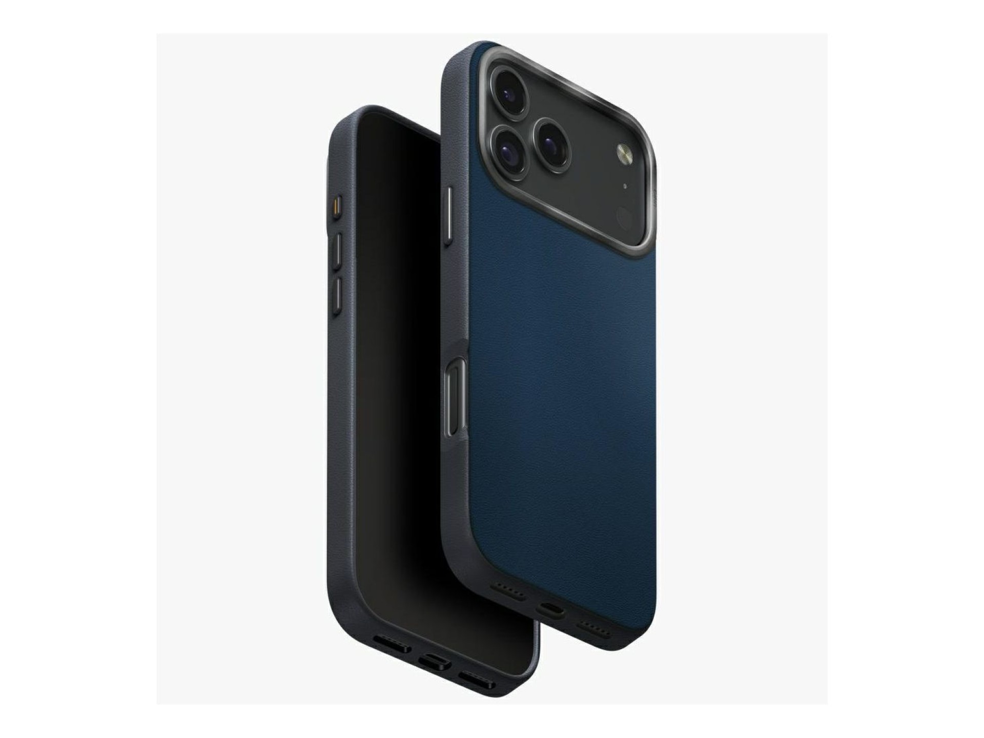Funda Uniq Lyden DS para iPhone 17 Pro Max con carga Magclick - Azul y negro