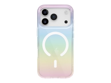 Capa de carregamento Uniq Iridescia Magclick para iPhone 17 Pro - Multicolor Capa de carregamento Uniq Iridescia Magclick para iPhone 17 Pro - Multicolor