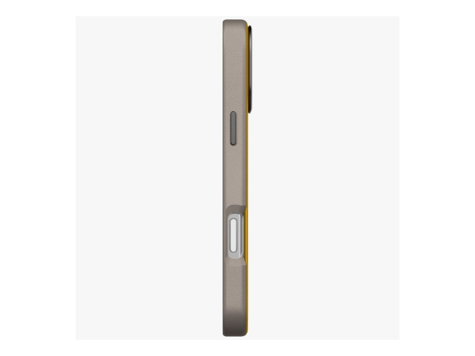 Capa Uniq Lyden DS para iPhone 17 Pro Max com carregamento Magclick - Amarelo-Cinzento