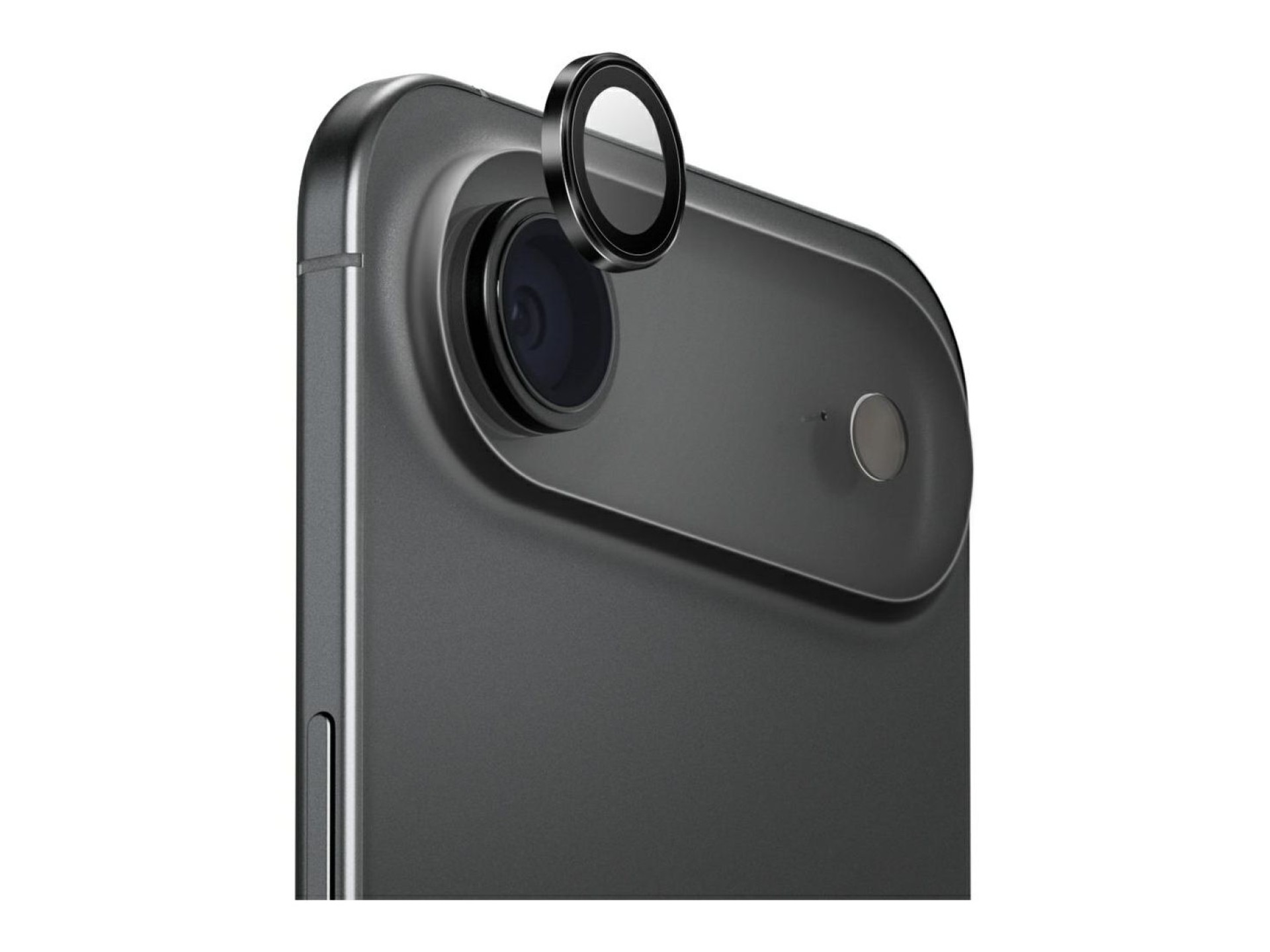 Uniq Optix Aluminum Camera Lens Protector for iPhone Air with Applicator - Black