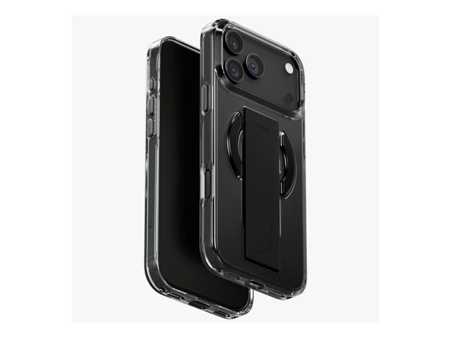 Funda Uniq Heldro Air para iPhone 17 Pro Max con carga Magclick - Negra