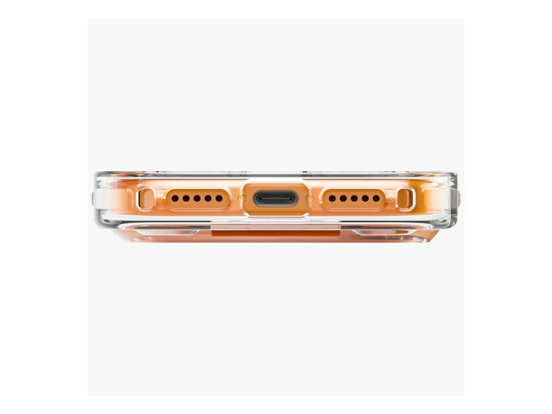 Uniq Heldro Air Case for iPhone 17 Pro Max Magclick Charging - Orange
