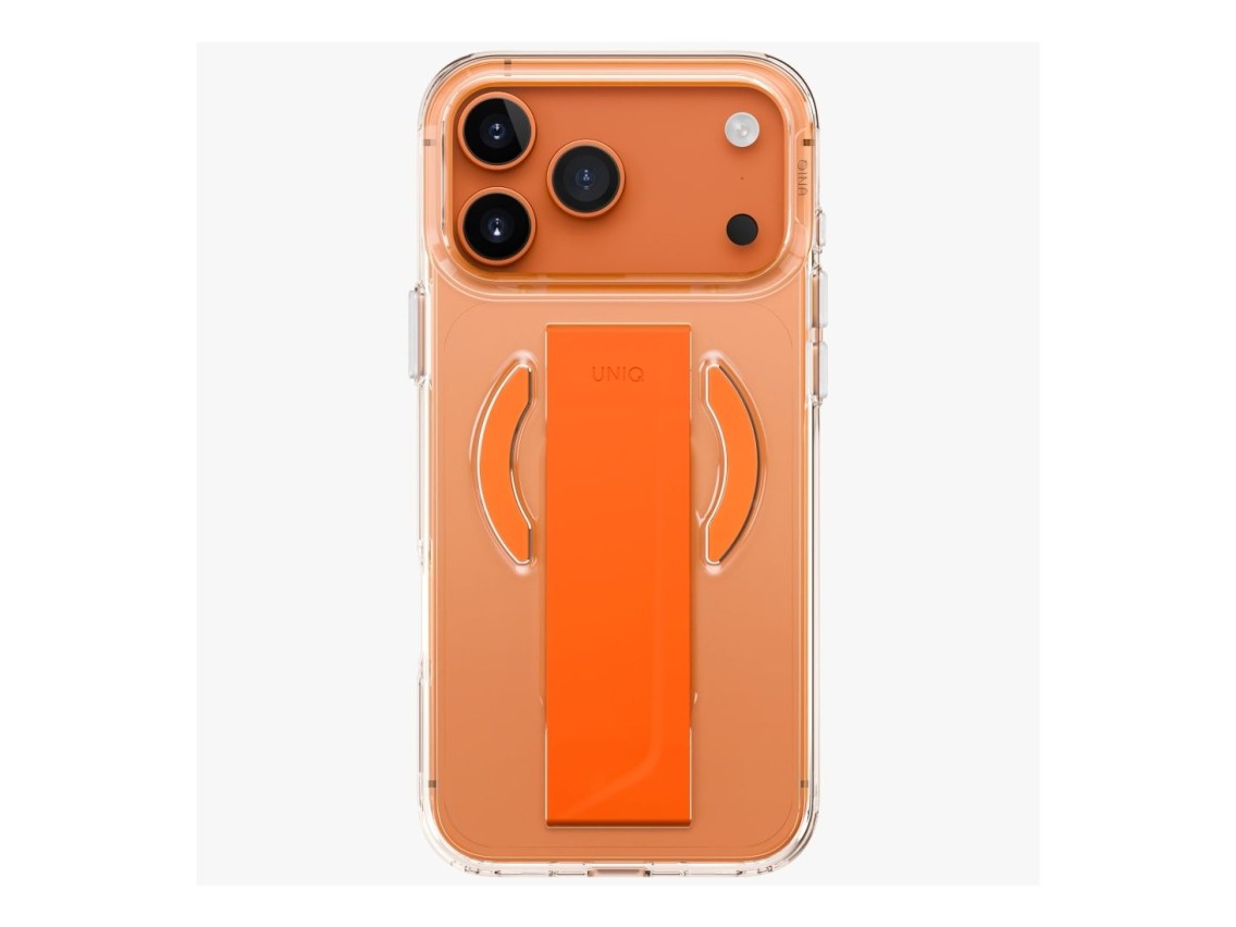 Uniq Heldro Air Case for iPhone 17 Pro Max Magclick Charging - Orange