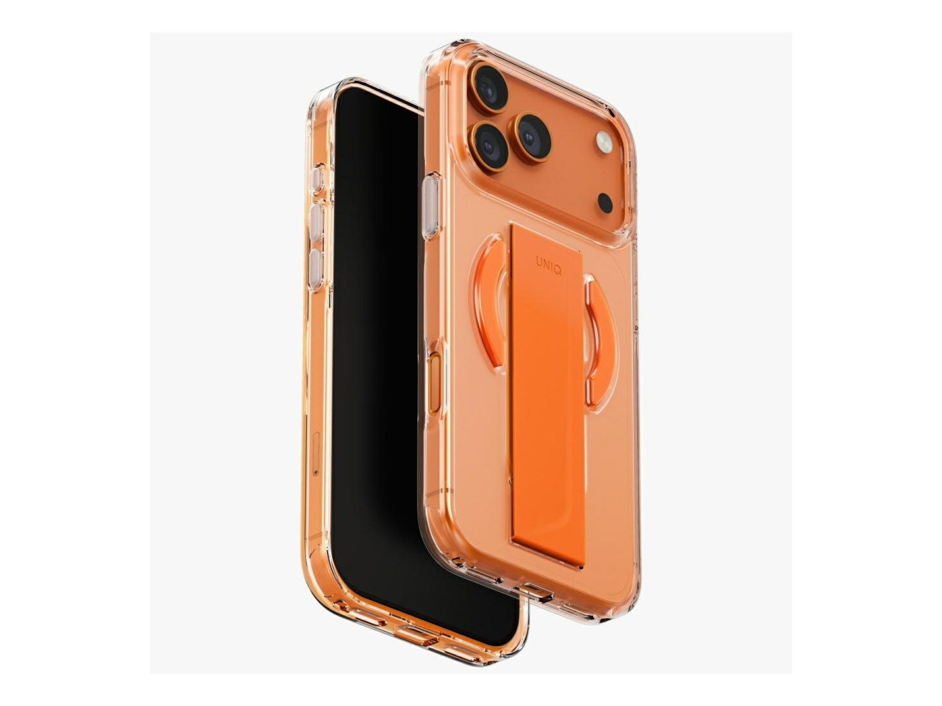Uniq Heldro Air Case for iPhone 17 Pro Max Magclick Charging - Orange