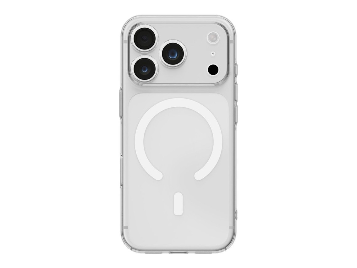 Funda Uniq Hybrid Maglick con sistema de carga integrado para iPhone 18 Pro / 17 Pro - Transparente