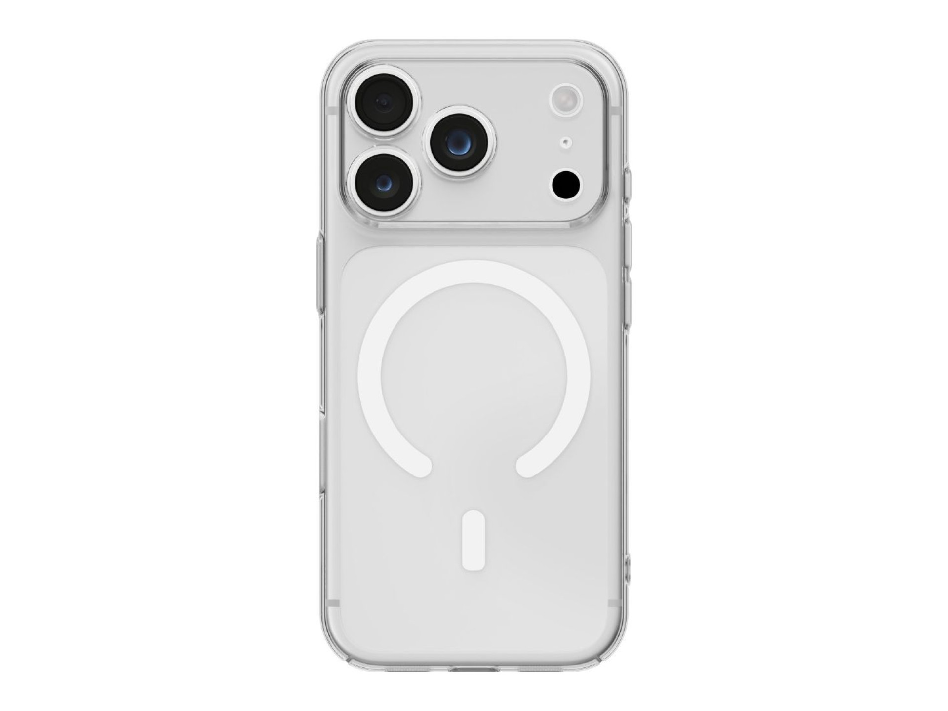 Funda Uniq Hybrid Maglick con sistema de carga integrado para iPhone 18 Pro / 17 Pro - Transparente