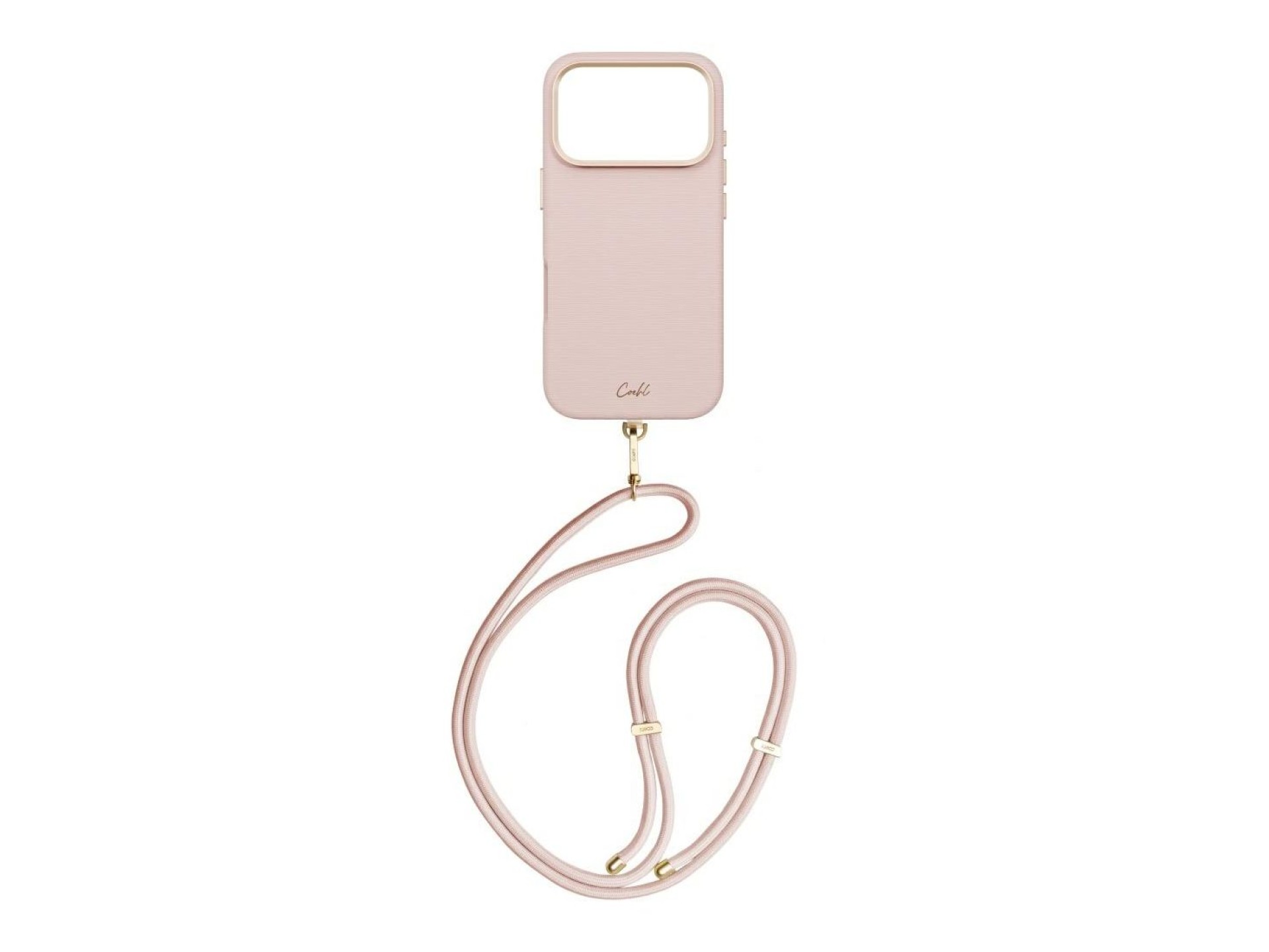 Capa magnética com carregamento Uniq Coehl Mirelle para iPhone 17 Pro - Rosa