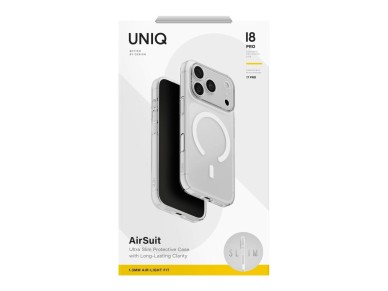Funda Uniq Hybrid Maglick con sistema de carga integrado para iPhone 18 Pro / 17 Pro - Transparente Funda Uniq Hybrid Maglick con sistema de carga integrado para iPhone 18 Pro / 17 Pro - Transparente