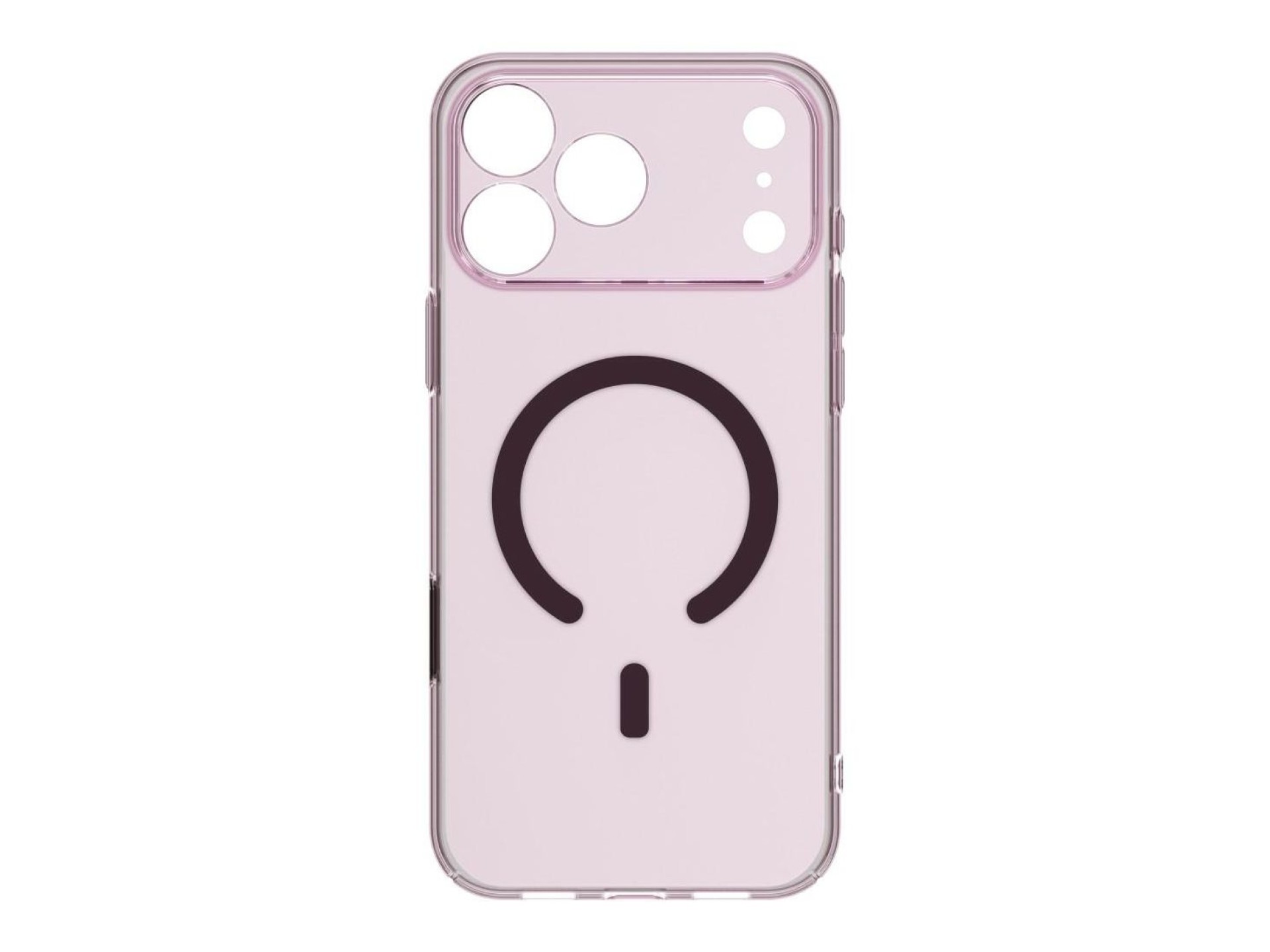 Capa de carregamento Uniq Airsuit Magclick para iPhone 18 Pro/17 Pro - bordeaux