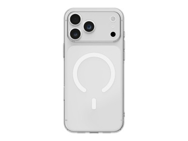 Capa de carregamento Uniq Airsuit Magclick para iPhone 18 Pro Max/17 Pro Max - Transparente