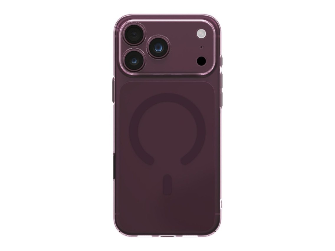 Funda con carga Uniq Airsuit Magclick para iPhone 18 Pro Max / 17 Pro Max - Granate