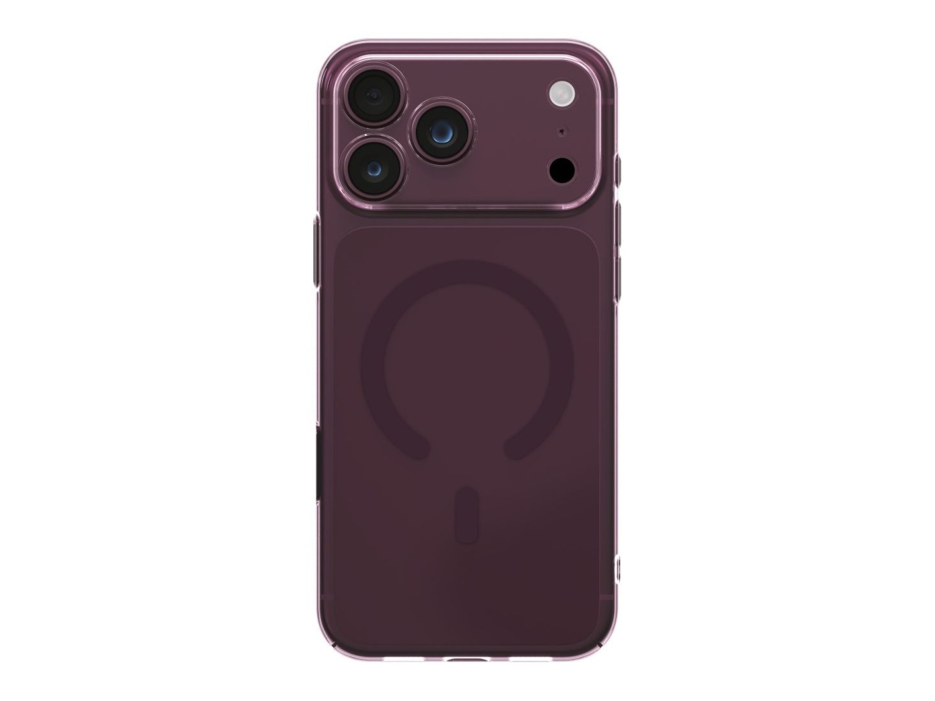 Funda con carga Uniq Airsuit Magclick para iPhone 18 Pro Max / 17 Pro Max - Granate