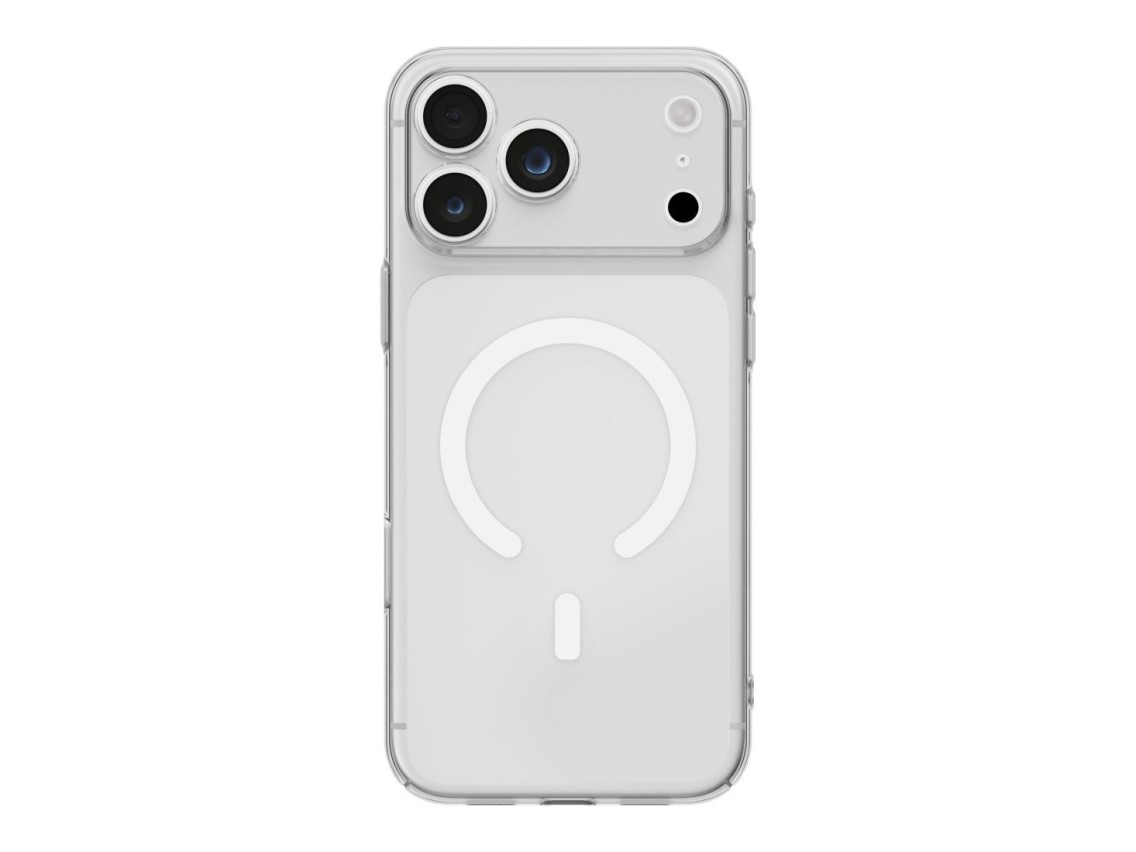 Capa de carregamento Uniq Airsuit Magclick para iPhone 18 Pro Max/17 Pro Max - Transparente