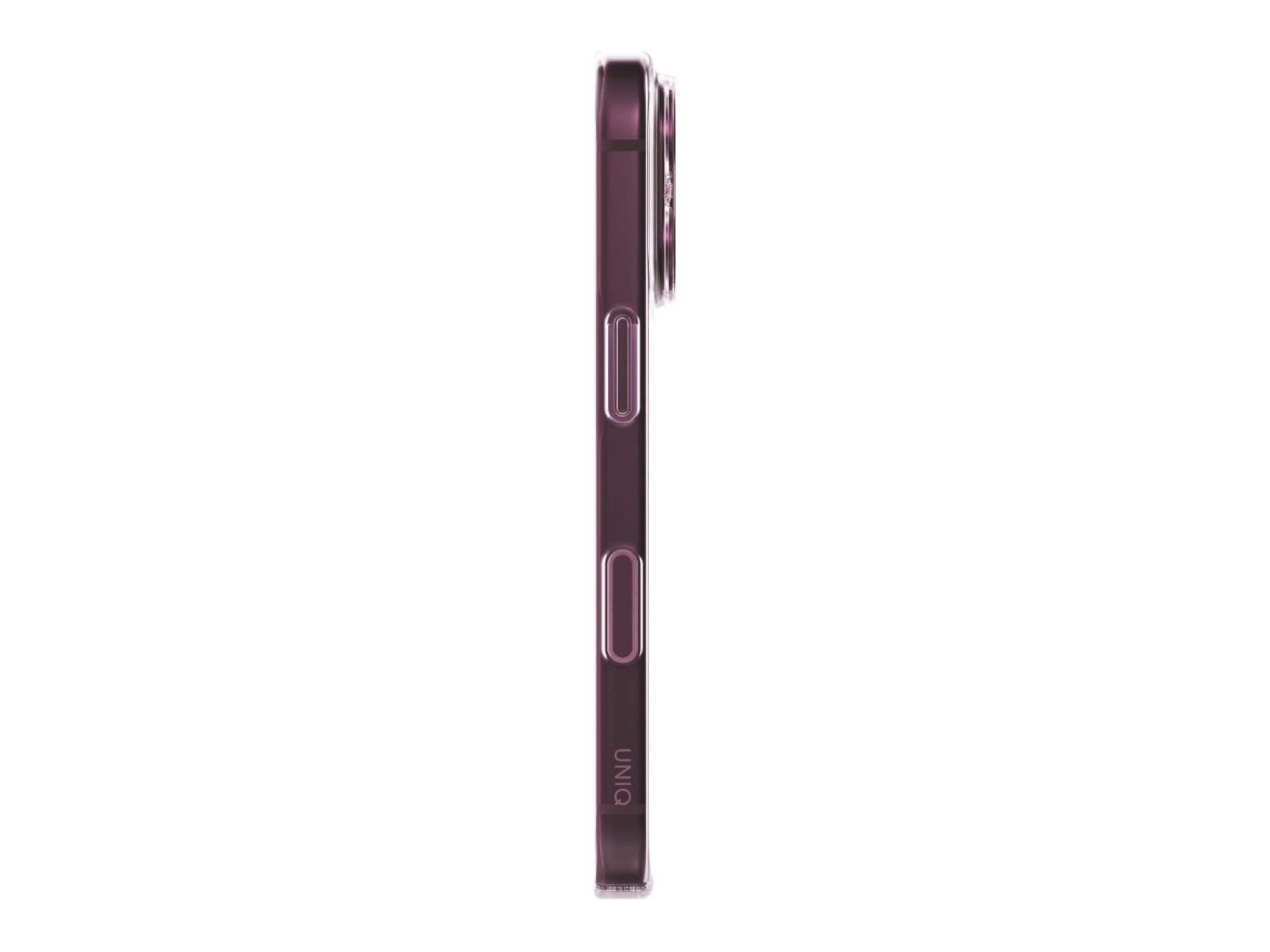 Capa de carregamento Uniq Airsuit Magclick para iPhone 18 Pro/17 Pro - bordeaux
