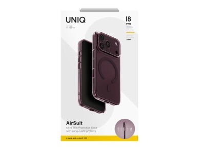 Uniq Airsuit Magclick Charging case for iPhone 18 Pro / 17 Pro - burgundy Uniq Airsuit Magclick Charging case for iPhone 18 Pro / 17 Pro - burgundy