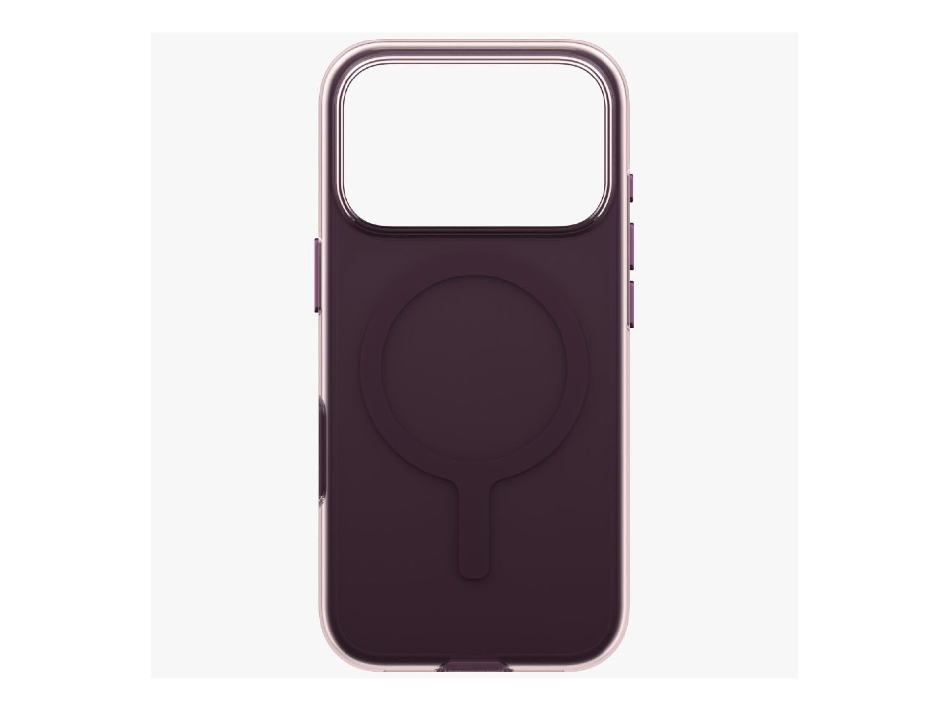 Capa ecológica Uniq Clario Magclick Charging para iPhone 18 Pro/17 Pro - roxa