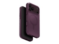 Capa ecol�gica Uniq Clario Magclick Charging para iPhone 18 Pro Max/17 Pro Max - roxa