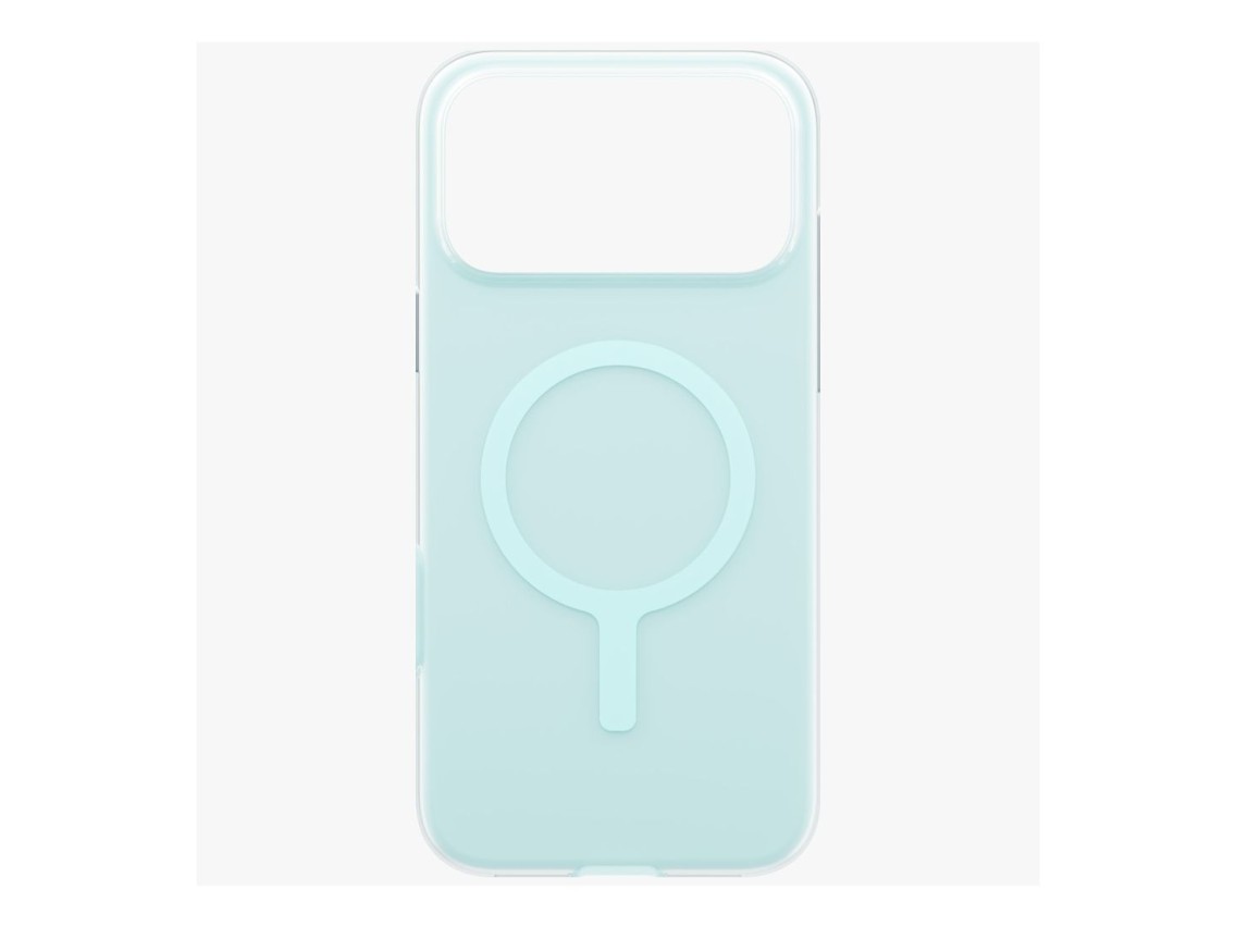 Capa ecológica Uniq Clario Magclick Charging para iPhone 18 Pro Max/17 Pro Max - cor menta