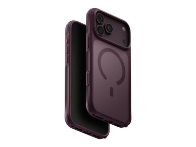 Capa de carregamento Uniq Veren Magclick para iPhone 18 Pro Max/17 Pro Max - bordeaux Capa de carregamento Uniq Veren Magclick para iPhone 18 Pro Max/17 Pro Max - bordeaux