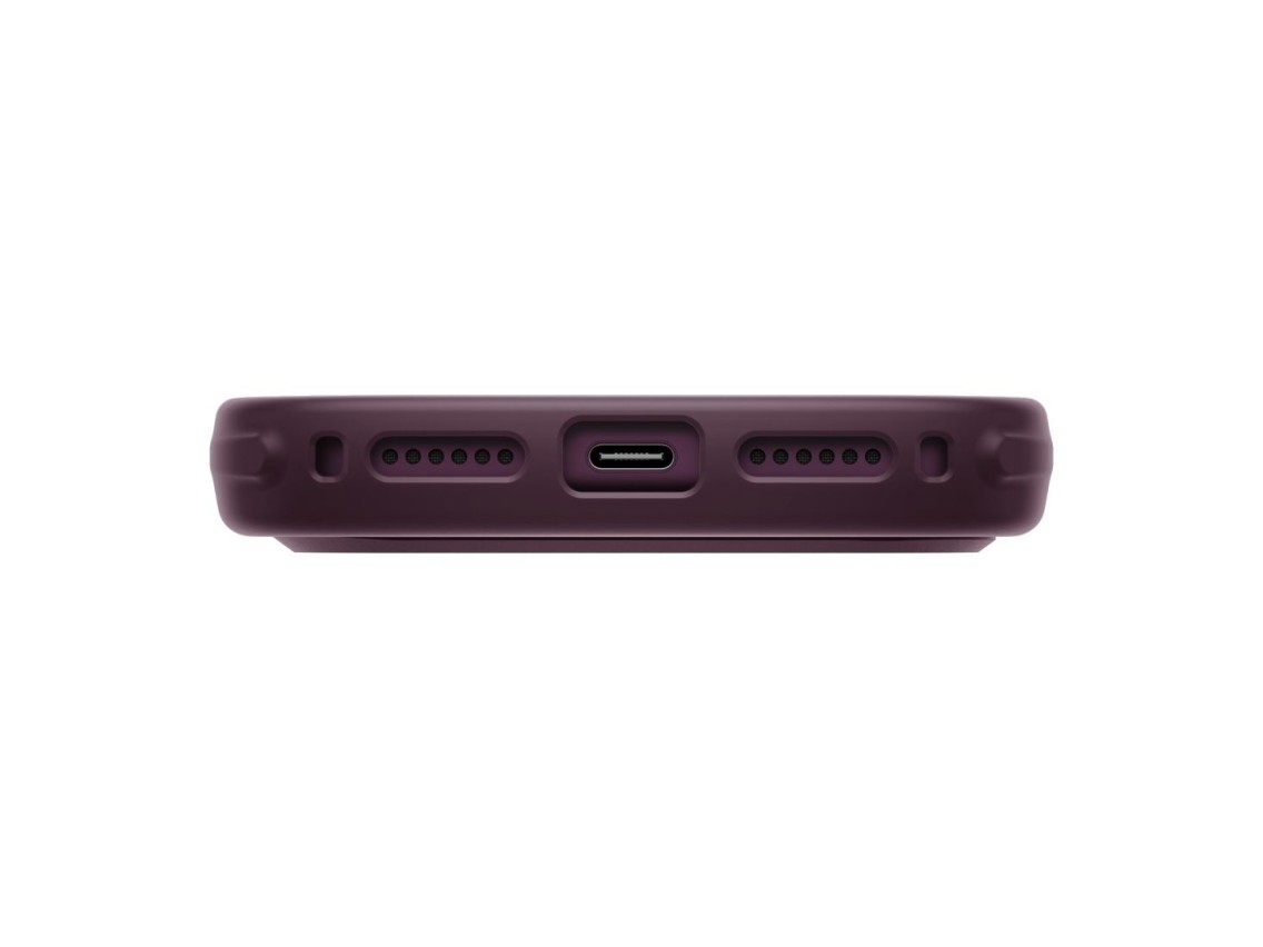 Capa de carregamento Uniq Veren Magclick para iPhone 18 Pro Max/17 Pro Max - bordeaux