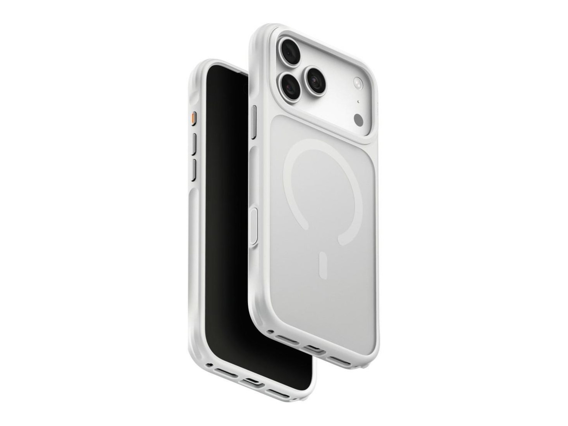 Capa de carregamento Uniq Veren Magclick para iPhone 18 Pro Max/17 Pro Max - Branca