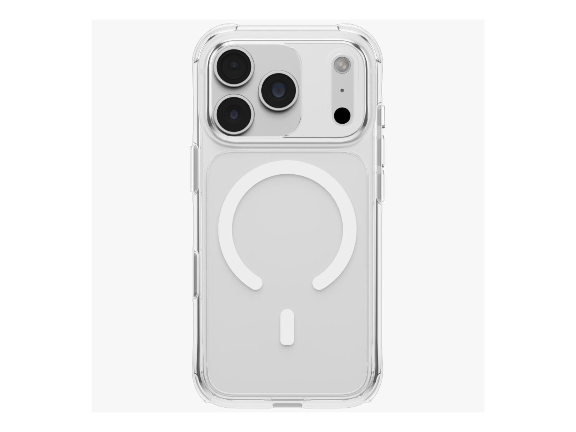 Capa de carregamento Uniq LifePro Xtreme Magclick para iPhone 18 Pro/17 Pro - Transparente