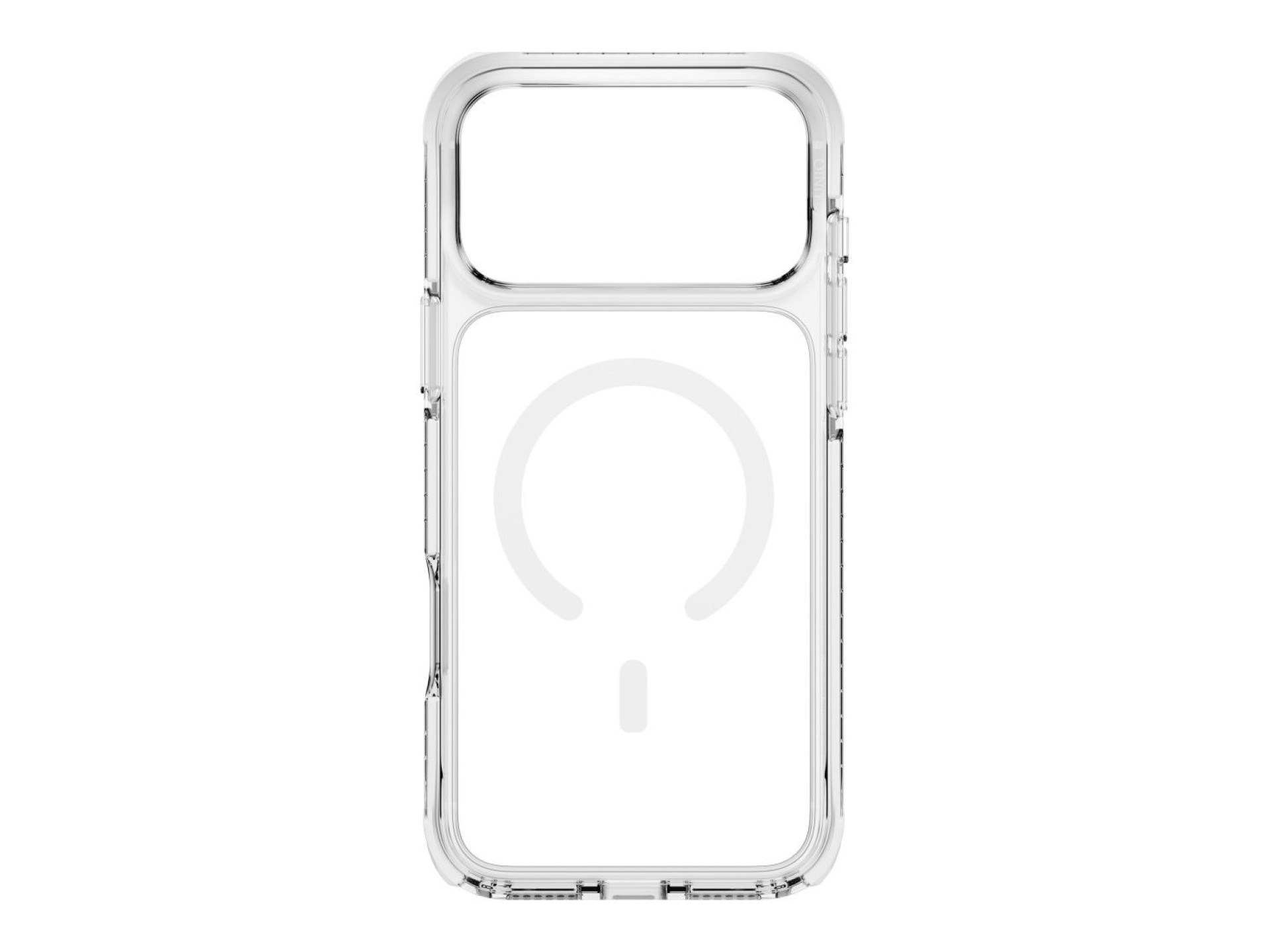 Capa de carregamento Uniq Combat Magclick para iPhone 18 Pro Max/17 Pro Max - Branca
