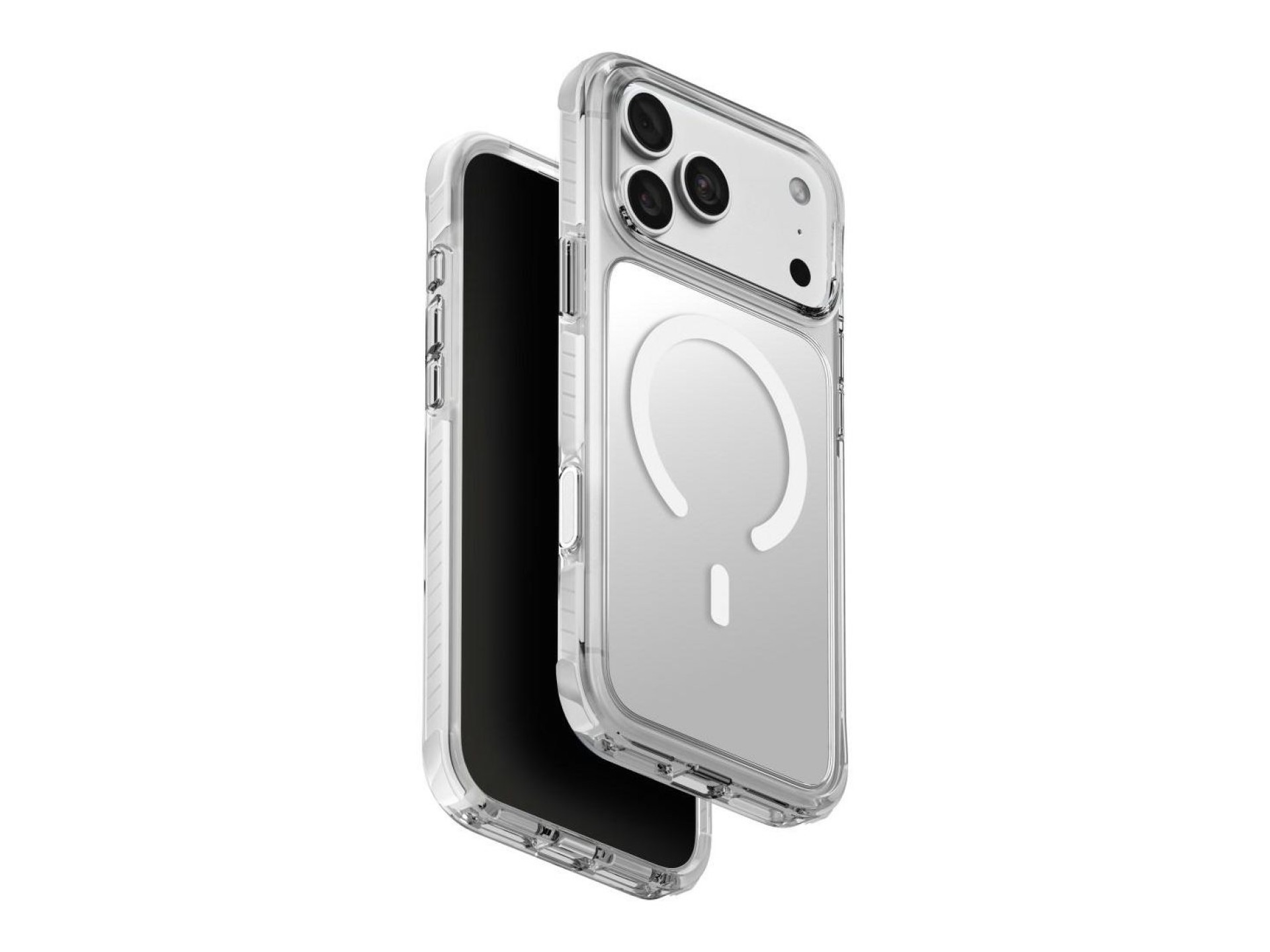 Capa de carregamento Uniq Combat Magclick para iPhone 18 Pro Max/17 Pro Max - Branca