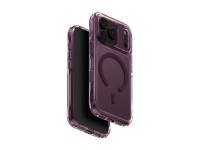 Capa de carregamento Uniq LifePro Xtreme Magclick para iPhone 18 Pro/17 Pro - Bordeaux transparente Capa de carregamento Uniq LifePro Xtreme Magclick para iPhone 18 Pro/17 Pro - Bordeaux transparente