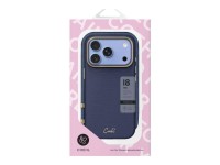 Capa de carregamento magnético Uniq Coehl Mirelle para iPhone 18 Pro/17 Pro - azul Capa de carregamento magnético Uniq Coehl Mirelle para iPhone 18 Pro/17 Pro - azul