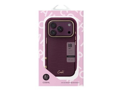 Capa magn�tica com carregamento Uniq Coehl Mirelle para iPhone 18 Pro/17 Pro - Bord�