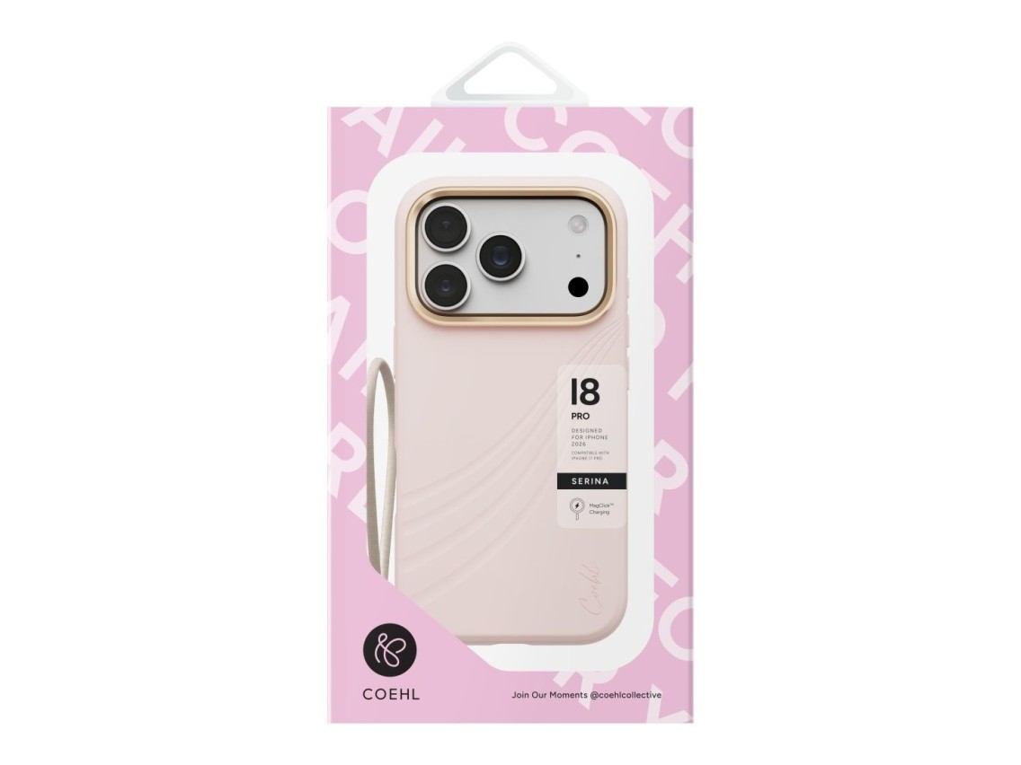 Funda de carga magn�tica Uniq Coehl Serina para iPhone 18 Pro / 17 Pro - Rosa