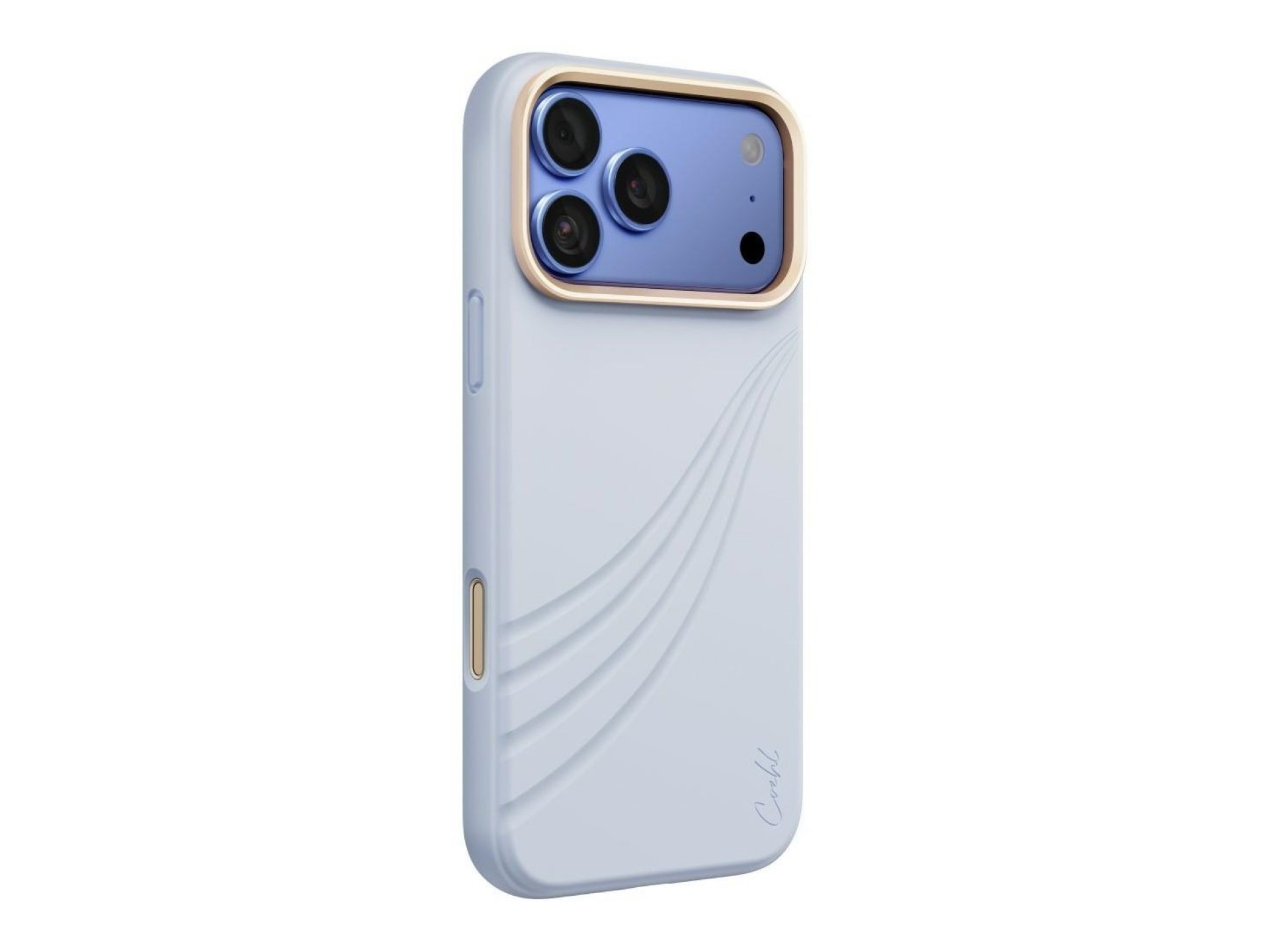Capa magnética com carregamento Uniq Coehl Serina para iPhone 18 Pro Max/17 Pro Max - Azul